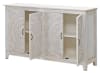 Carved Lace 4 Door Sideboard in White Wash Finish by AFD Home - AFD-12018726 - Image 3 of 0