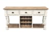 Farmhouse Wine Rack Console Table in White Chalk Finish by AFD Home - AFD-12018855 - Image 1 of 0