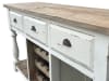 Farmhouse Wine Rack Console Table in White Chalk Finish by AFD Home - AFD-12018855 - Image 3 of 0