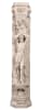 Roman Girl Pilaster Sculpture in Stone Cast Finish by AFD Home - AFD-12018968 - Image 3 of 0