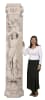 Roman Girl Pilaster Sculpture in Stone Cast Finish by AFD Home - AFD-12018968 - Image 4 of 0