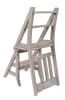Library Chair Stepladder in Mystique Gray Finish by AFD Home - AFD-12019130 - Image 3 of 0