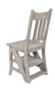 Library Chair Stepladder in Mystique Gray Finish by AFD Home - AFD-12019130 - Image 4 of 0