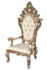 Platine Royal Crest Chair in Champagne Golden and Silver Leafing Finish by AFD Home - AFD-12019141 - Image 1 of 0