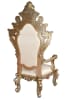 Platine Royal Crest Chair in Champagne Golden and Silver Leafing Finish by AFD Home - AFD-12019141 - Image 5 of 0