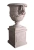 Large Lion Urn on Base in Authentic Stone Cast Finish by AFD Home - AFD-12019173 - Image 1 of 0