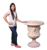 Classic Lady Mask Urn in Authentic Stone Cast Finish by AFD Home - AFD-12019174 - Image 4 of 0
