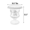Classic Lady Mask Urn in Authentic Stone Cast Finish by AFD Home - AFD-12019174 - Image 5 of 0