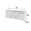 Mango Wood 6 Door Sideboard in Satin Sheen Finish by AFD Home - AFD-12020159 - Image 4 of 0