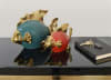2 Piece Colorful Golden Accent Fish in Red and Blue by AFD Home - AFD-12020198 - Image 2 of 0