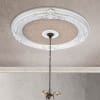 Blanco Round Chandelier Ceiling Medallion in Neutral White and Beige Finish by AFD Home - AFD-12020504 - Image 2 of 0