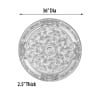 Round Chandelier Ceiling Medallion in Antique Silver Finish by AFD Home - AFD-12020505 - Image 5 of 0