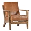 Mountain Tannery Leather Lucca Adirondack Chair in Top Grain Leather Finish by AFD Home - AFD-12020929 - Image 1 of 0
