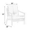 Mountain Tannery Leather Lucca Adirondack Chair in Top Grain Leather Finish by AFD Home - AFD-12020930 - Image 3 of 0
