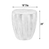 Mango Wood Cayley Round Lamp Table in Natural Finish by AFD Home - AFD-12021004 - Image 2 of 0