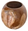 Large Teak Natural Vase in Brown Finish by AFD Home - AFD-12021163 - Image 3 of 0