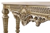 Platina Console Table in Cream Marfil Marble Top Finish by AFD Home - AFD-12021190 - Image 4 of 0