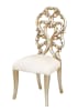 Platine Palace Cream Side Chair in Champagne Golden Silver Finish by AFD Home - AFD-12021786 - Image 1 of 0