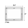 Grand Carved Console Wall Mirror-Platine in Champagne Golden Silver Finish by AFD Home - AFD-12021989 - Image 5 of 0