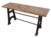 Mango Wood 3 Piece Industrial Coffee Table Set in Satin Sheen Finish by AFD Home - AFD-12023289 - Image 5 of 0