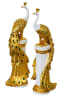 2 Piece Golden Emerald Peacocks on Pedestal in Golden Emerald Finish by AFD Home - AFD-12024003 - Image 1 of 0