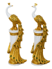 2 Piece Golden Emerald Peacocks on Pedestal in Golden Emerald Finish by AFD Home - AFD-12024003 - Image 3 of 0