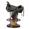 New Saddle Counter Stool in Brown Finish by AFD Home - AFD-12024616 - Image 1 of 0