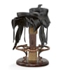 New Saddle Counter Stool in Brown Finish by AFD Home - AFD-12024616 - Image 3 of 0