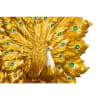 Emerald Peacock Wall Decor in Green and Gold Finish by AFD Home - AFD-12024723 - Image 4 of 0