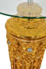 47 Inch Pedestal Table in Golden Finish by AFD Home - AFD-12024914 - Image 4 of 0