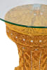 Crystal Pedestal Accent Table in Gold Finish by AFD Home - AFD-12024915 - Image 4 of 0