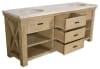 Double Bathroom Vanity with Marble Top in Beachstone Finish by AFD Home - AFD-12024919 - Image 3 of 0