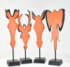 4 Piece African Animal Masks on Stand in Resin Cast by AFD Home - AFD-12024931 - Image 3 of 0