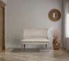 Kuba Weave Alfresco Bench in White Wash Finish by AFD Home - AFD-12024940 - Image 2 of 0