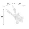 Deer Head Wall Mount Sculpture in Natural Teak Wood by AFD Home - AFD-12025029 - Image 5 of 0