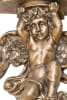 Cherub Statue Wall Relief in Golden Finish by AFD Home - AFD-12025166 - Image 3 of 0