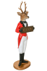 Deer Welcome Sign Statue in Hand-Painted Multicolored Finish by AFD Home - AFD-12025196 - Image 2 of 0