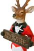 Deer Welcome Sign Statue in Hand-Painted Multicolored Finish by AFD Home - AFD-12025196 - Image 3 of 0