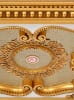 French Clover Square Chandelier Fan Ceiling Medallion in White and Gold Finish by AFD Home - AFD-12026468 - Image 4 of 0