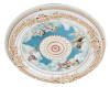 Round Cherub Ceiling Medallion in White and Gold Finish by AFD Home - AFD-12028649 - Image 3 of 0