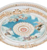 Round Cherub Ceiling Medallion in White and Gold Finish by AFD Home - AFD-12028649 - Image 4 of 0