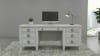 Salter Path 76 inch Executive Desk in White with Grain Finish by American Woodcrafters - AME-1020-370 - Image 1 of 0