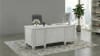 Salter Path 76 inch Executive Desk in White with Grain Finish by American Woodcrafters - AME-1020-370 - Image 2 of 0