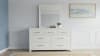 Stone Harbor Woven Twin Bed in Coastal White Finish by American Woodcrafters - AME-1110-33WOWO - Image 3 of 0