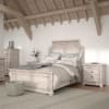 Providence Master 6 Piece Bedroom Set in Antique White Finish by American Woodcrafters - AME-1910-QPNPN-4PC - Image 2 of 0