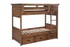 Oakdale Twin/Twin Bunk Bed in Honey Oak Finish by American Woodcrafters - AME-2100-33BNK - Image 3 of 0