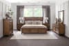 Oakdale Queen Panel Bed in Honey Oak Finish by American Woodcrafters - AME-2100-50PNPN - Image 2 of 0