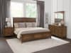 Oakdale Queen Panel Bed in Honey Oak Finish by American Woodcrafters - AME-2100-50PNPN - Image 3 of 0