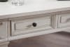 Sedona 50 inch Writing Desk in Cobblestone White Finish by American Woodcrafters - AME-2410-330 - Image 3 of 0