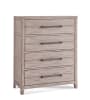 Aurora 6 Piece Bedroom Set with Storage Footboard in Whitewash Finish by American Woodcrafters - AME-2810-QPNST-4PC - Image 5 of 0